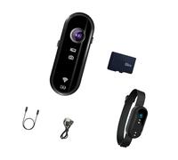 Caméra d'action compacte avec résolution 1080p IP68 étanche Plan d'erreur de rupture ralentie Caractéristiques Transportable Voyage essentiel pour les amateurs de sport Petite caméra de poche pour le