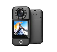 Caméra D'Action de Poche A300 4K 30 FPS avec WiFi 5G/2,4G et Écran Tactile 1,3" pour Vlogs, Cyclisme et Plongée A