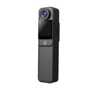 Caméra d'action de Poche C300 4K/30FPS, Longue Batterie, stabilisation gyroscopique à 6 Axes, WiFi 5G, Webcam Distance, caméra Prise Vue Sport DV(C300 Black)