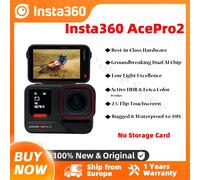 Caméra d'action étanche Insta360 Ace Pro 2 8K, double puce IA, capteur 1/1,3 pouce AcePro 2 Nouveau Single Battery
