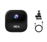 Caméra d'action HD WiFi avec diffusion en temps réel pour la surveillance des animaux de compagnie et les aventures de cyclisme en plein air dans un design compact et portable (noir)