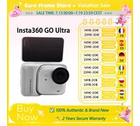 Caméra d'action Insta360 GO Ultra, légère, POV, mains libres, 4K 60fps Ultra-HD, stabilisation magnétique FlowState, Insta 360 GO Ultra White Creator Pack