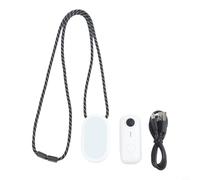 Caméra d'action magnétique compacte 4K pour Ultra HD étanche avec objectif grand angle pour montage sur casque de vélo, enregistrement POV, noir, 12 x 10 x 5 cm (blanc)