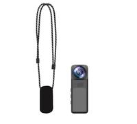 Caméra d'action magnétique portable 2K, design compact avec enregistrement vidéo haute résolution à 30 fps et détection de mouvement, prend en charge une carte TF jusqu'à 128 Go avec charge rapide de