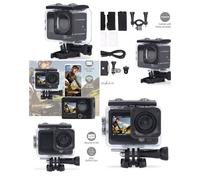 Caméra sport Type GOPRO WIFI 30fps 12MP + Support étanche 30.0 m 90 min Wi-Fi pour Android et IOS