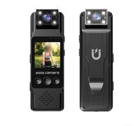 Caméra d'action portable 1080p, compacte avec clip à 180°, objectif rotatif à 180°, enregistreur vidéo de sport pour aventures en plein air POV (L13WIFI)