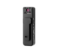 Caméra d'action portable 1080p vision nocturne 500 mAh batterie rechargeable clip sur petit S pour cyclisme, course à pied, visionnage de nuit, enregistreur de sport clip