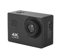 Caméra d'action Portable, Caméra d'action 4K HD Rain Proof, 170 ° Grand Angle View Anti Shake Cycling Caméra avec Guidon, pour Les Sports Extérieurs de Montagne