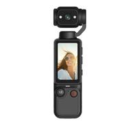 Caméra d'action Portable Q7, caméra de Poche avec Objectif Rotatif Flexible à 180° et éclairage d'appoint intégré pour Prises de Vue de Jour comme de Nuit, Batterie 2000mAh,Black-136 * 34.6 * 31mm