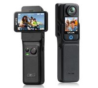 Caméra d'Action SJCAM C400 4K avec Stabilisation EIS 6 Axes Double Écran Tactile Écran Rabattable 2.29 Pouces Autonomie 437 Min Compacte 14.4x3.9x3.9cm Corps Étanche 30m avec Boîtier Photos 16MP Grand