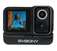 Caméra d'action SVBONY SVGO 4K 30fps, étanche IPX8, double écran IPS, F2.0/F1.4, grand angle 145°,EIS 6 axes anti-tremblement sport