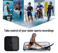 Caméra d'action Wi-Fi, mini caméra de sport portable HD 1080P, point d'accès Wi-Fi avec microphone, carte 256 Go.
