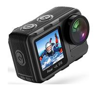 Caméra d'action WiFi 2 Pouces écran Tactile EIS .4G 1080P Webcam étanche Sport Vlog Cam(Option 3)