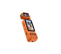 Caméra D'Action WiFi 4K HD avec Objectif Rotatif à 180, Mise au Point Automatique, Idéale pour les Voyages, la Conduite et le Vlogging, avec Carte