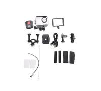 CaméRa D'Action WiFi Anti-Secousse 5K 30FPS Double éCran 170 Grand Angle 30M CaméRa de Sport éTanche avec TéLéCommande
