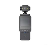 Caméra d'action WiFi compacte 1080p avec enregistrement en boucle et lentille rotative pour une utilisation en voyage (Noir)