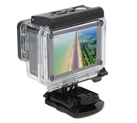 Caméra d'action WiFi Double écran 2.4G, Caméras Vidéo d'action Sportive Haute Compatibilité, Caméra étanche sous-Marine 4K 30FPS 20M Mini DV pour Sports de Plein Air