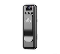 Caméra d'action WiFi sans fil, caméra corporelle, enregistrement vidéo portable porté sur la poitrine, partage instantané ou télécommande, pour les activités, le sport et les voyages