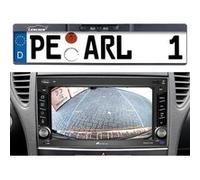 Caméra d'aide au recul avec support pour plaque d'immatriculation