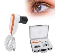 Caméra d'analyse d'iris, caméra d'analyse d'iris avec détecteur d'iris avec objectif d'iris 30X et logiciel d'analyse, analyseur de lampe USB gauche/droite de 5,0 millions