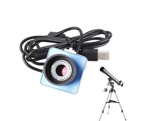 Caméra d'astronomie USB - oculaire du télescope Haute résolution pour la Lune et Les planètes, Plug/Play Astro Imageur | Visionneuse d'espace électronique pour Les étoiles, la Photographie,