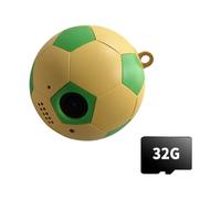 Caméra d'aventure rotative à 360° 2,7 K, vert, 32 Go | Caméra de sport miniature avec suivi du corps et faible luminosité pour les modes de vie