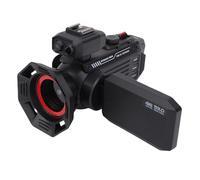 Caméra de Caméra Vidéo 4K 53MP CAMERNORD Vlogging pour Youtube, 50x Digital Zoom, WiFi, Auto Focus, Écran 3in, Support Photos Est-il Tampon (Black)
