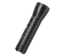 Caméra de Casque de Moto, Caméra d'action Sportive en Forme de Lampe de Poche HD 1080p, Caméra Montable sur Vélo avec Boussole à Support Fixe, pour la Nature en Plein Air