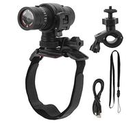 Caméra de Casque de Moto, Caméra de Sport de Vélo Grand Angle Full HD 1080P, Caméra d'action, Support de Casque de Vélo, Caméra de Casque de Vélo, Caméscope DV avec Support