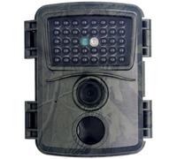 Caméra de Chasse 1080p 12mp Étanche Pir pour Faune Sauvage Extérieure | Angle Pir 60°, Objectif 52°, Carte Micro 32 Go Max, Boîtier ABS Noir, Vision Nocturne