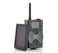 Caméra de Chasse 1080P Carte Sim 3G Mms Détection Mouvement Infrarouge Solaire + SD 32Go YONIS