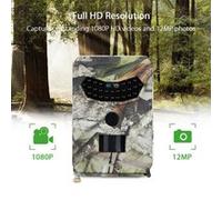 Caméra de chasse 12MP photo Night Trap Vision Trail Caméra 1080P Scout sauvage Hunter