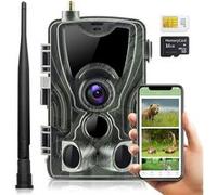 Caméra de Chasse 4G et 4K Compatible Android IOS Infrarouge Waterproof 30 MP + SD 32Go YONIS