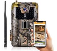 Caméra de Chasse 4G GPS 4K Détection Mouvement Vision Infrarouge 30Mpx Etanche + SD 16Go YONIS