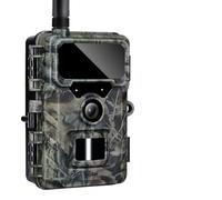 Camera de Chasse 4G, Rollei 4K Caméra Chasse Connectée Smartphone avec Carte Sim & Détecteur de Mouvement Infrarouge Vision Nocturne Animaux Camera avec Batterie & Carte SD 32Go IP66, Camera-Chasse-4G
