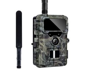 Camera de Chasse 4G, Rollei 4K Caméra Chasse Connectée Smartphone avec Carte Sim & Détecteur de Mouvement Infrarouge Vision Nocturne Animaux Camera avec Batterie & Carte SD 32Go IP66, Camera-Chasse-4G