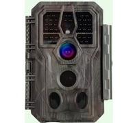 Caméra de Chasse, 64MP 1296P avec Son et Vision Nocturne, IP66 Étanche et No Glow LED Infrarouge, Activé par Le Mouvement|A280 Camouflage Gris foncé