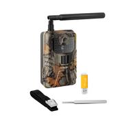 Caméra de chasse - 8 Mpx - HD intégrale - 44 LED infrarouge - 20 m - 0,3 s - LTE avec amplificateur GSM | Stamony
