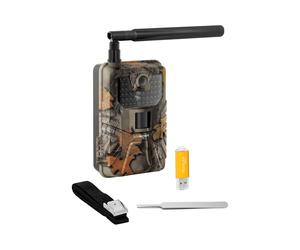 Caméra de chasse - 8 Mpx - HD intégrale - 44 LED infrarouge - 20 m - 0,3 s - LTE avec amplificateur GSM | Stamony