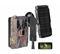 Caméra de chasse connectée 2K WK-650.lte avec batterie solaire PB-68.solar VisorTech