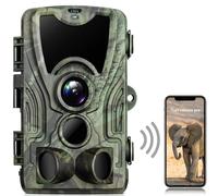 Caméra de chasse extérieure WIFI avec application, 4K/2.7K, 36MP/24MP, vision nocturne infrarouge, détection de mouvement, IP65, étanche stand