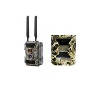 Caméra de chasse full hd extérieure semac 4g avec caisson de protection
