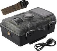 Caméra de chasse HD, caméra de chasse de champ multifréquence de 16 MP, caméra de capture vidéo HD 1080P, caméra d'extérieur HD, étanche, IP66, capteur infrarouge, caméra de surveillance, caméra d