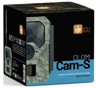 icuserver ICU CLOM Cam-S 4G Caméra de Chasse avec Transmission Mobile et détecteur de Mouvement - Vision Nocturne, Carte SIM & Carte SD 16GB Incluse, Angle de 62°, Surveillance Via Application