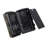 Caméra de Chasse Nocturne 16mp 1080p Étanche pour Animaux Sauvages | LED Infrarouges, Déclenchement 0,3 S, Écran Tft 2,0 Pouces, Boîtier Plastique Noir