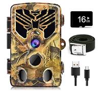 Camera de Chasse Nocturne, 36MP 4K HD Camera Chasse Infrarouge Vision Nocturne Animaux Piege Photographique LCD 2,4" Camera Suiveuse Exterieur Étanche No Glow Invisible Caméra Surveillance