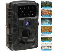 Caméra de Chasse PR700 HD 1080P, Mini Caméra deNocturne Infrarouge étanche, Facile à Utiliser, Prise en Charge de la Carte Mémoire, Photographie en accéléré, Anti-Flou, Angle de