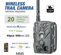 Caméra de chasse sur sentier 2G MMS SMS GSM 20MP 1080P infrarouge sans fil cellulaire Mobile Vision nocturne caméra de chasse à la faune HC810M HC-810M