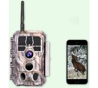 Caméra de Chasse WiFi Bluetooth, 64MP HD 1296P et Vision Nocturne,0.1S Temps de Déclenchement,No Glow LED Infrarouge et IP66 Étanche|A280W Gris