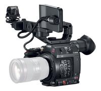Caméra de cinéma à montage EOS C200 EF de Canon avec poignée, viseur et moniteur | ✅ Conseil pour l'été